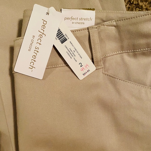 Chico’s Perfect Stretch Slim Leg Ankle Pants - Picture 3 of 4